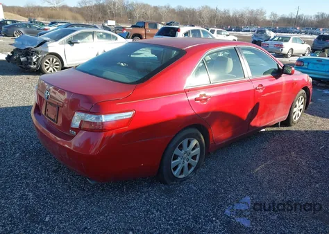 2007 Toyota Camry Hybrid z USA, uszkodzony, nr VIN JTNBB46K473039200